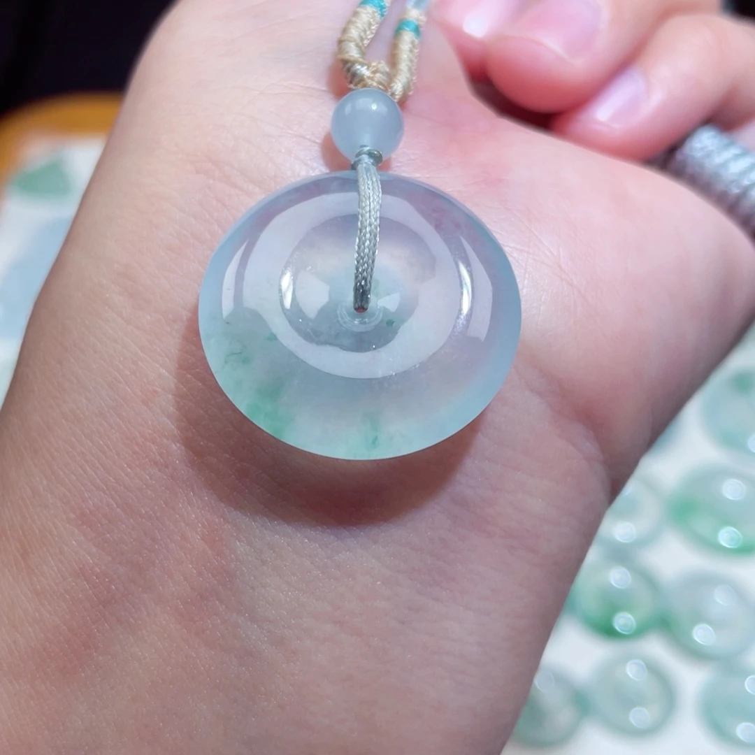 颈饰未镶嵌翡翠扣子