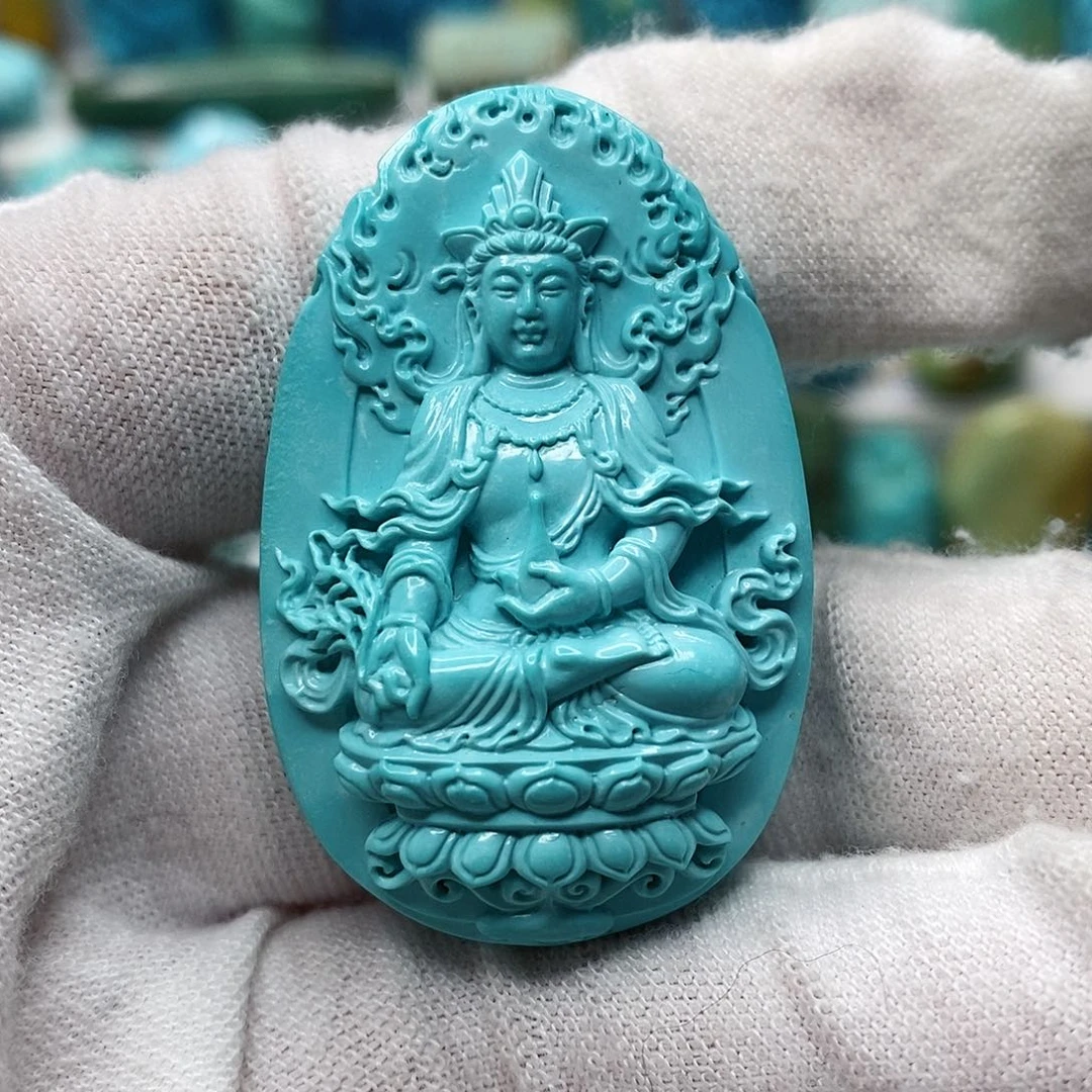 绿松石未镶嵌天然原矿 地大质检