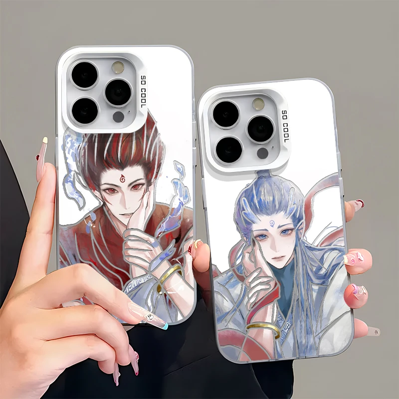 欧克里里对望藕饼哪吒敖丙适用苹果16手机壳华为P70oppo小米vivo