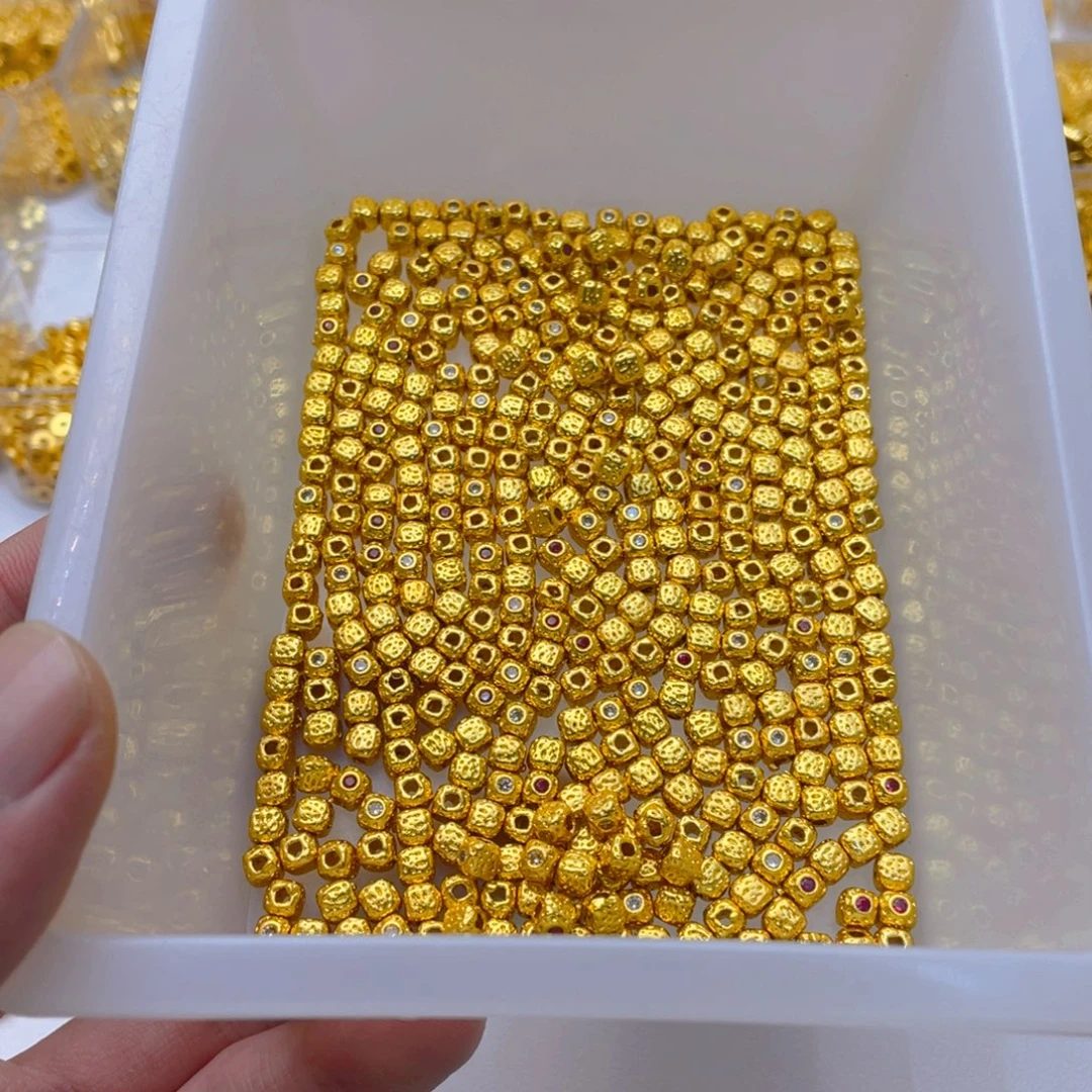 锆石铜合金镶嵌方糖4-5mm10颗