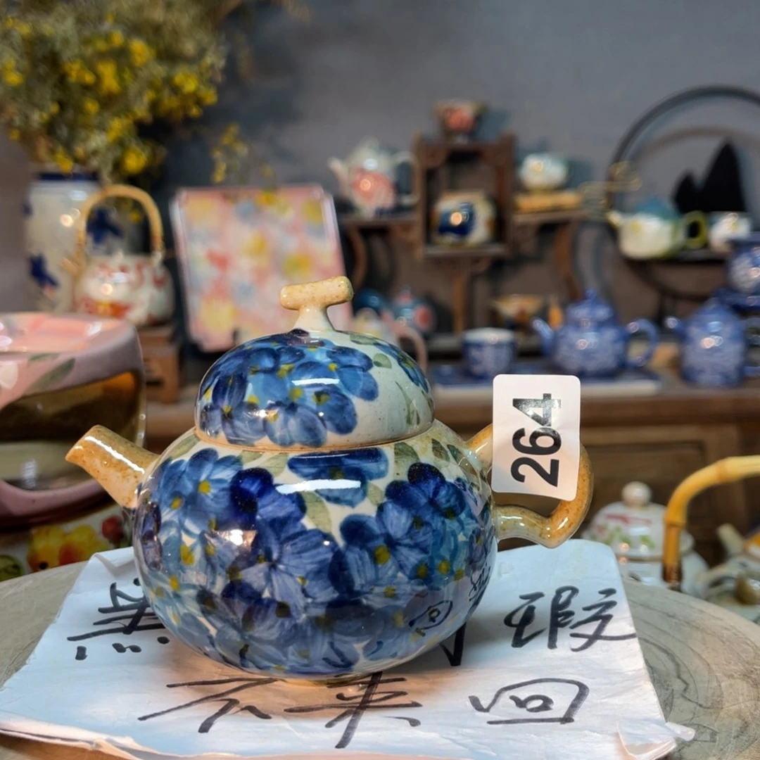 杯素浅陶瓷手工手绘