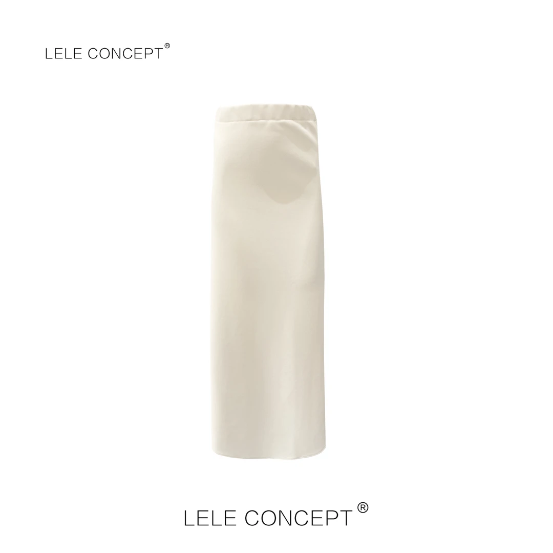 LELE CONCEPT丨松紧腰A字半身裙Q0500