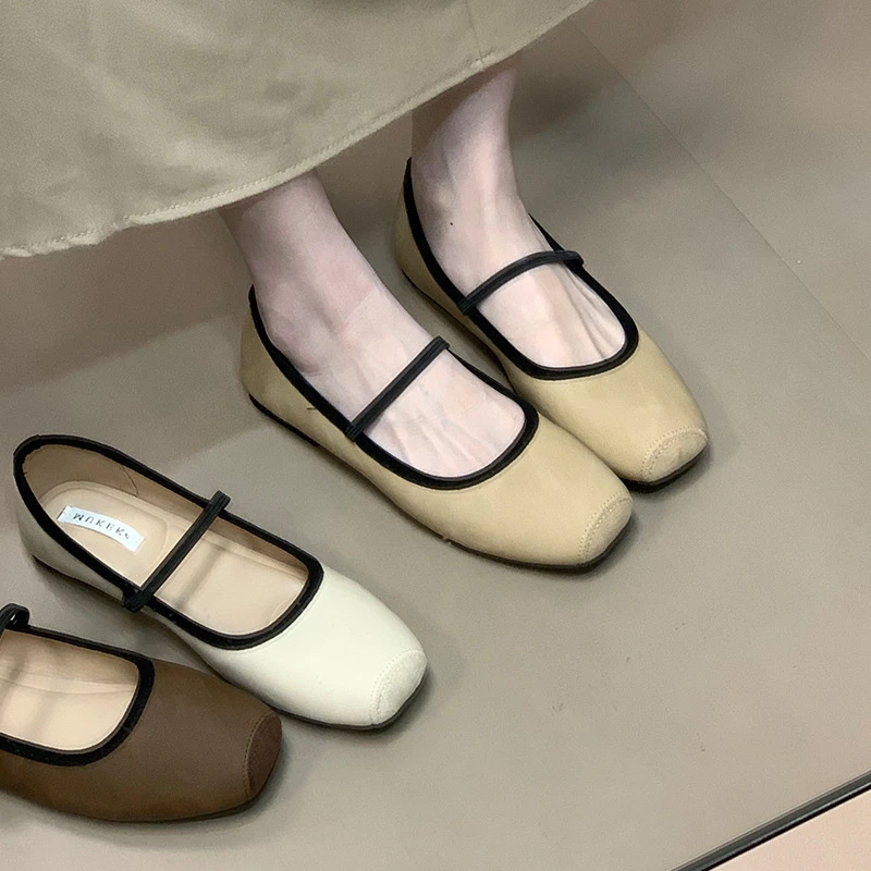 小众设计通勤不累脚单鞋女2025秋季新款时尚轻便休闲玛丽珍鞋