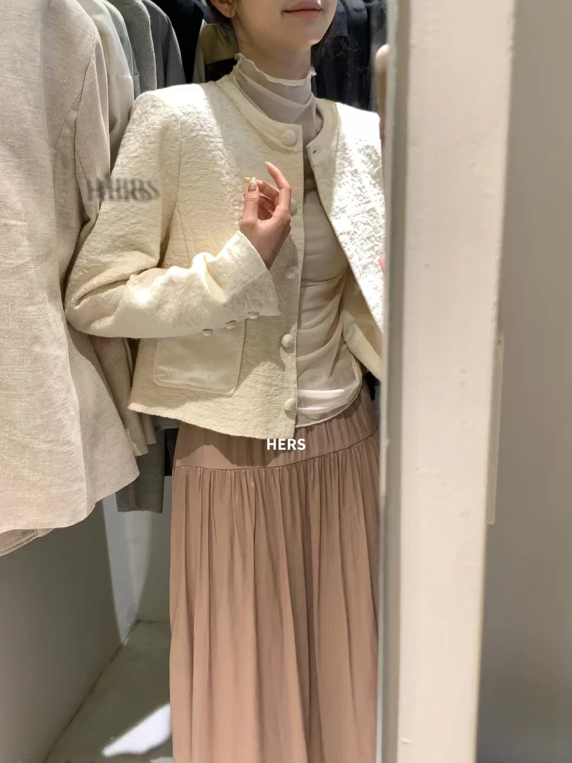 春上新！【Hers】简约气质慵懒调性度假感半身裙