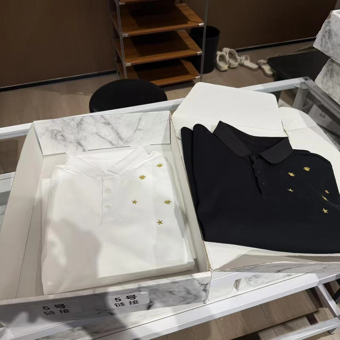 5号链接【小蜜蜂POLO衫】2026新款情侣休闲T恤男士polo衫