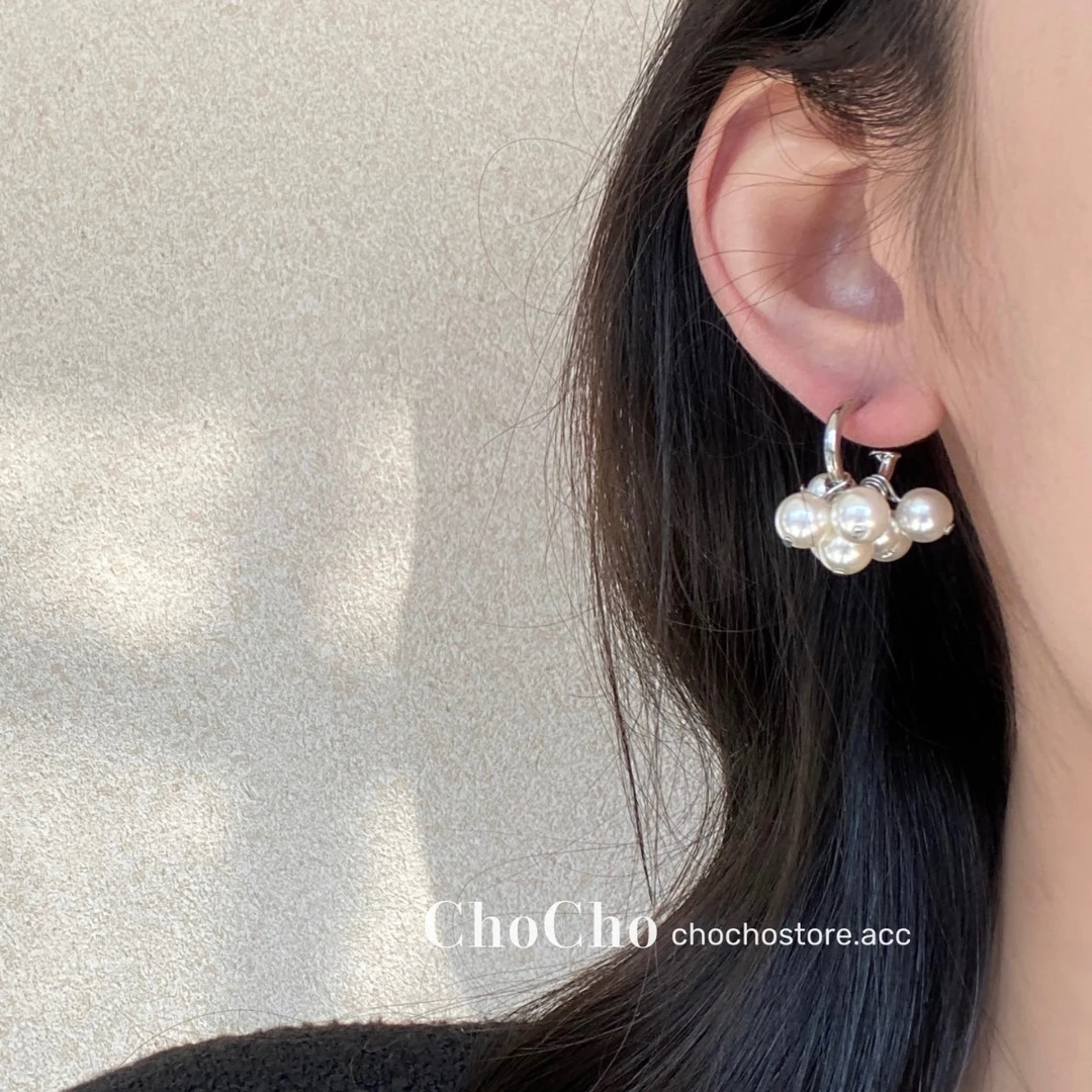 HX银针流苏C形耳环轻奢高级感耳钉时尚百搭气质耳饰设计感小众