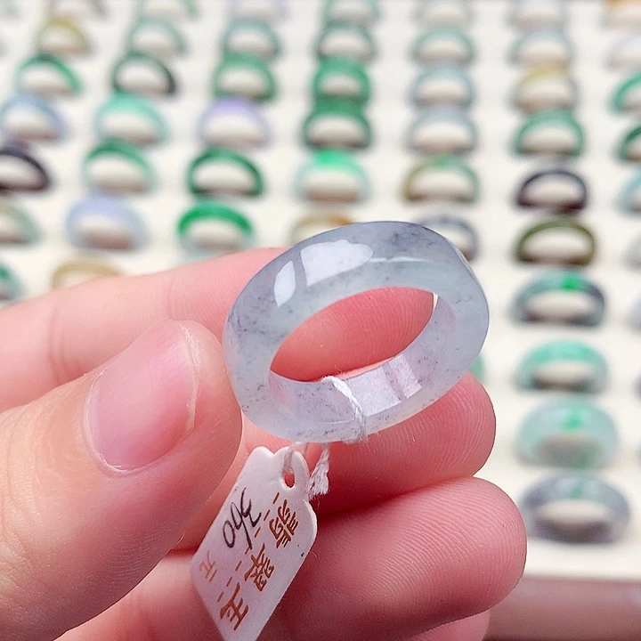 未镶嵌戒指翡翠15-16号