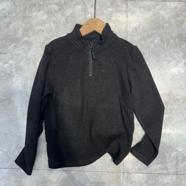 3239儿童半拉链德绒打底衫