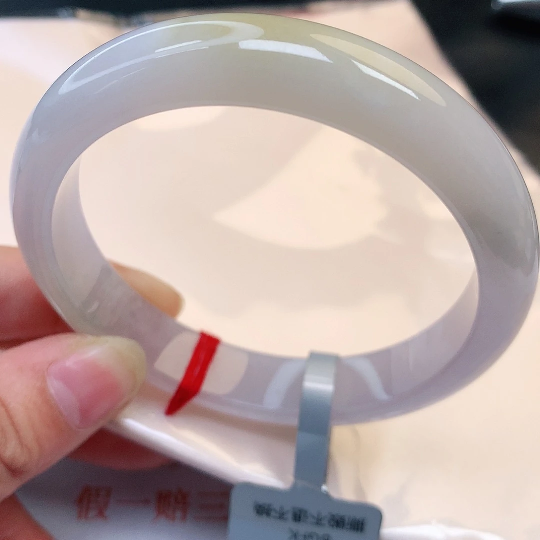 未镶嵌手镯翡翠A货翡翠老坑黄翡435号