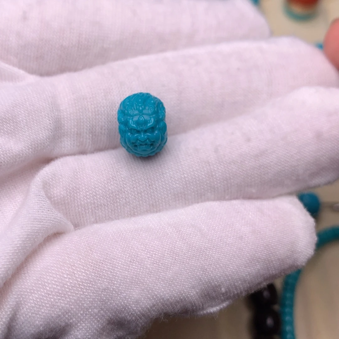 绿松石未镶嵌绿松石黑天11.7