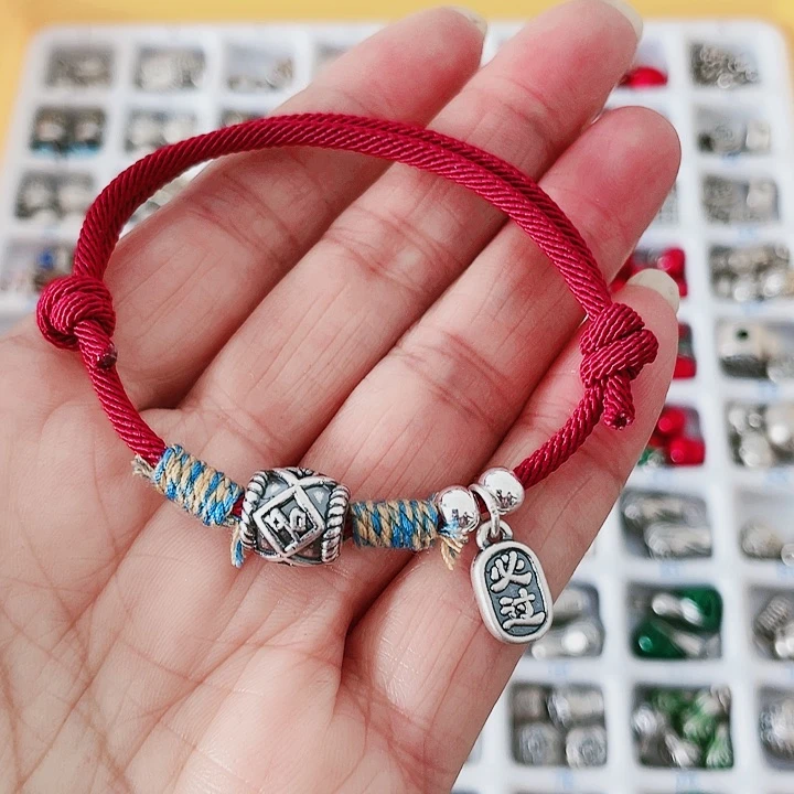 珐琅吊坠足银逢考