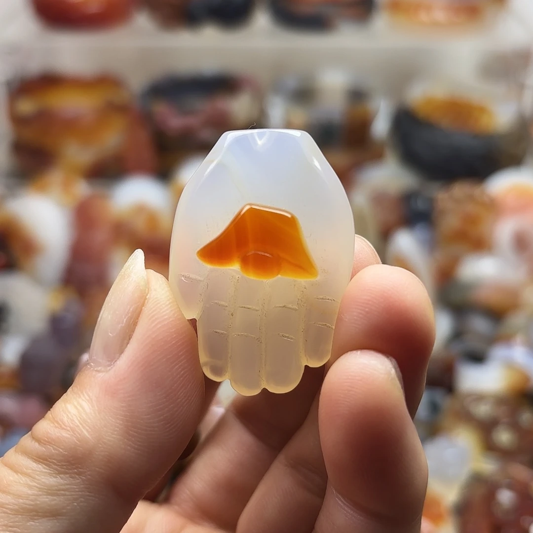 玛瑙/玉髓未镶嵌吊坠(不含链)