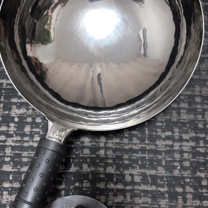 熟铁手工锻打铁锅30