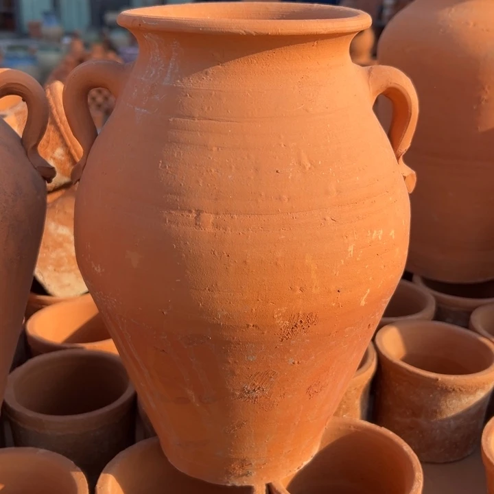 红陶14×28 手工拉胚微瑕