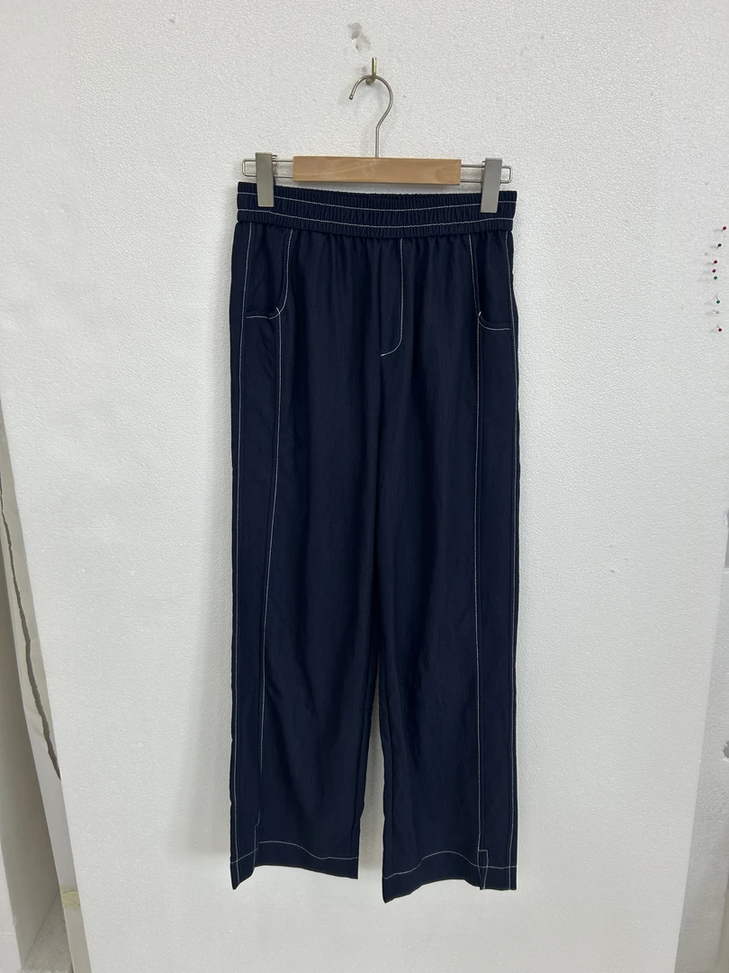 手工拼接牛仔裤2519