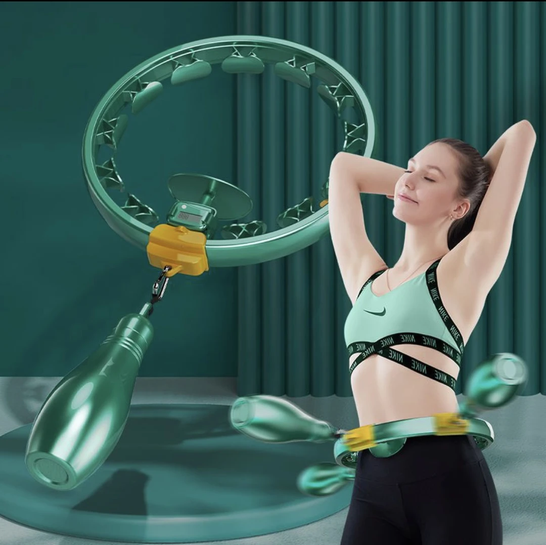 满毅智能计数呼啦圈燃脂练腰居家锻炼负重健身呼啦圈可拆卸调节