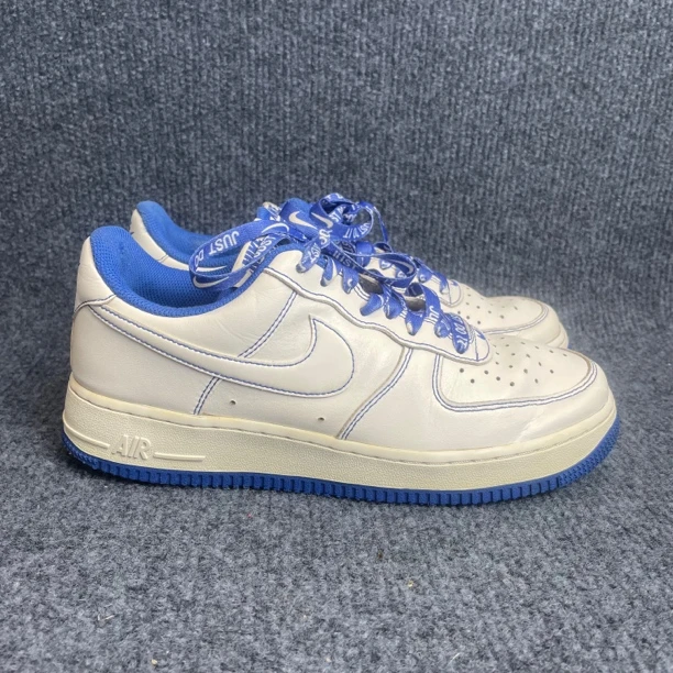 40.5码/Af1 白蓝/鞋侧小瑕疵/二手正品板鞋/实图如下