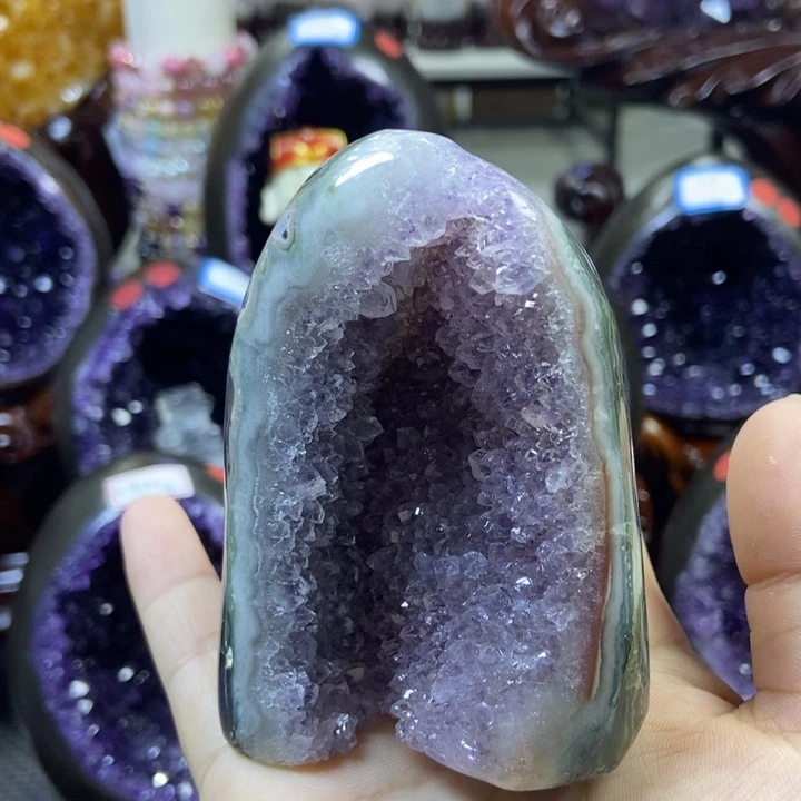 大型摆件（非配饰）未镶嵌紫晶莹