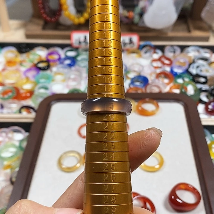 玛瑙/玉髓戒指未镶嵌小***肃