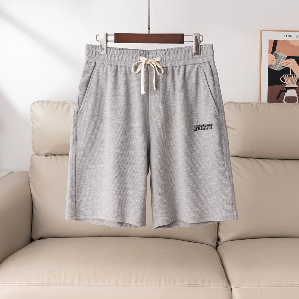 H2Y051撤柜款！高棉！夏季休闲中裤松紧腰运动裤宽松薄款户外短裤潮