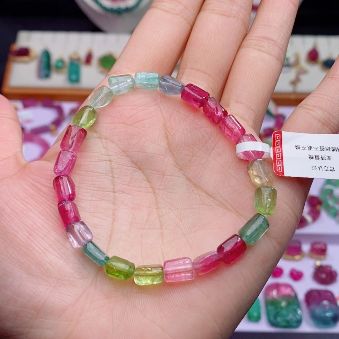 未镶嵌手链碧玺d