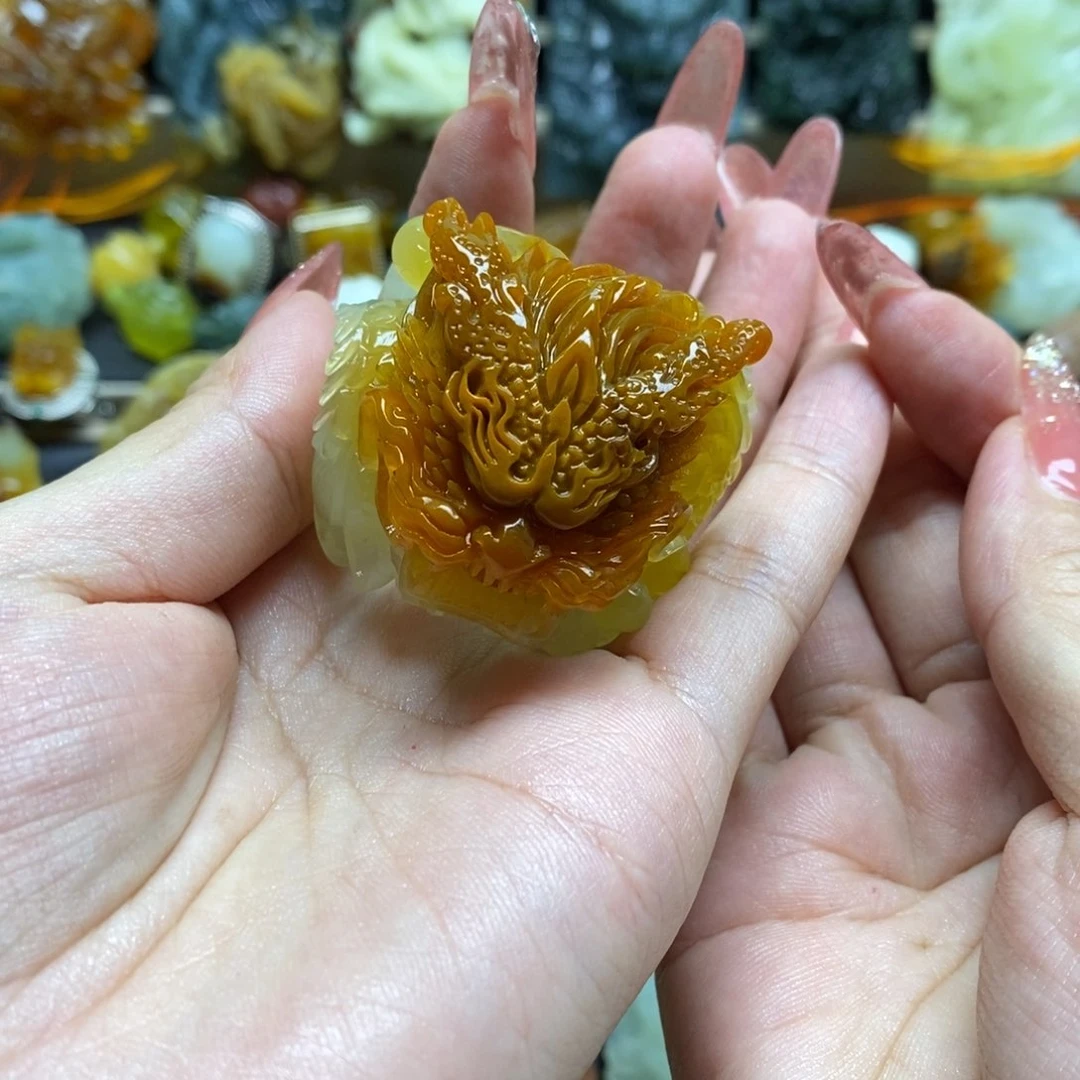 蛇纹石玉扳指未镶嵌景