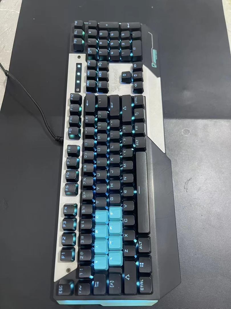 8新  二手  LK2.5光轴双飞燕Q865电竞爽飞手感{劲舞团}机械键盘