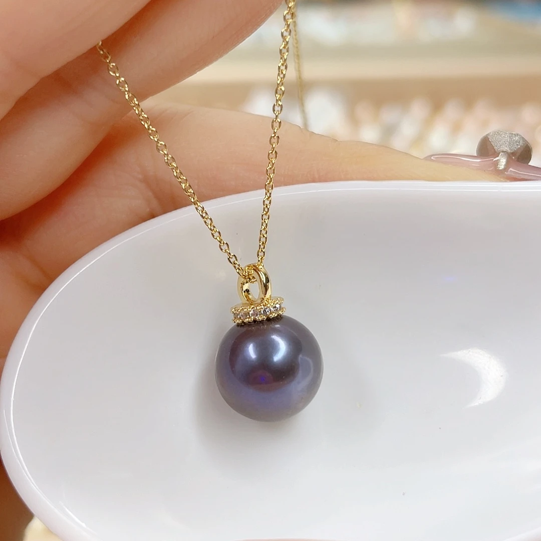 淡水珍珠未镶嵌吊坠(赠链)