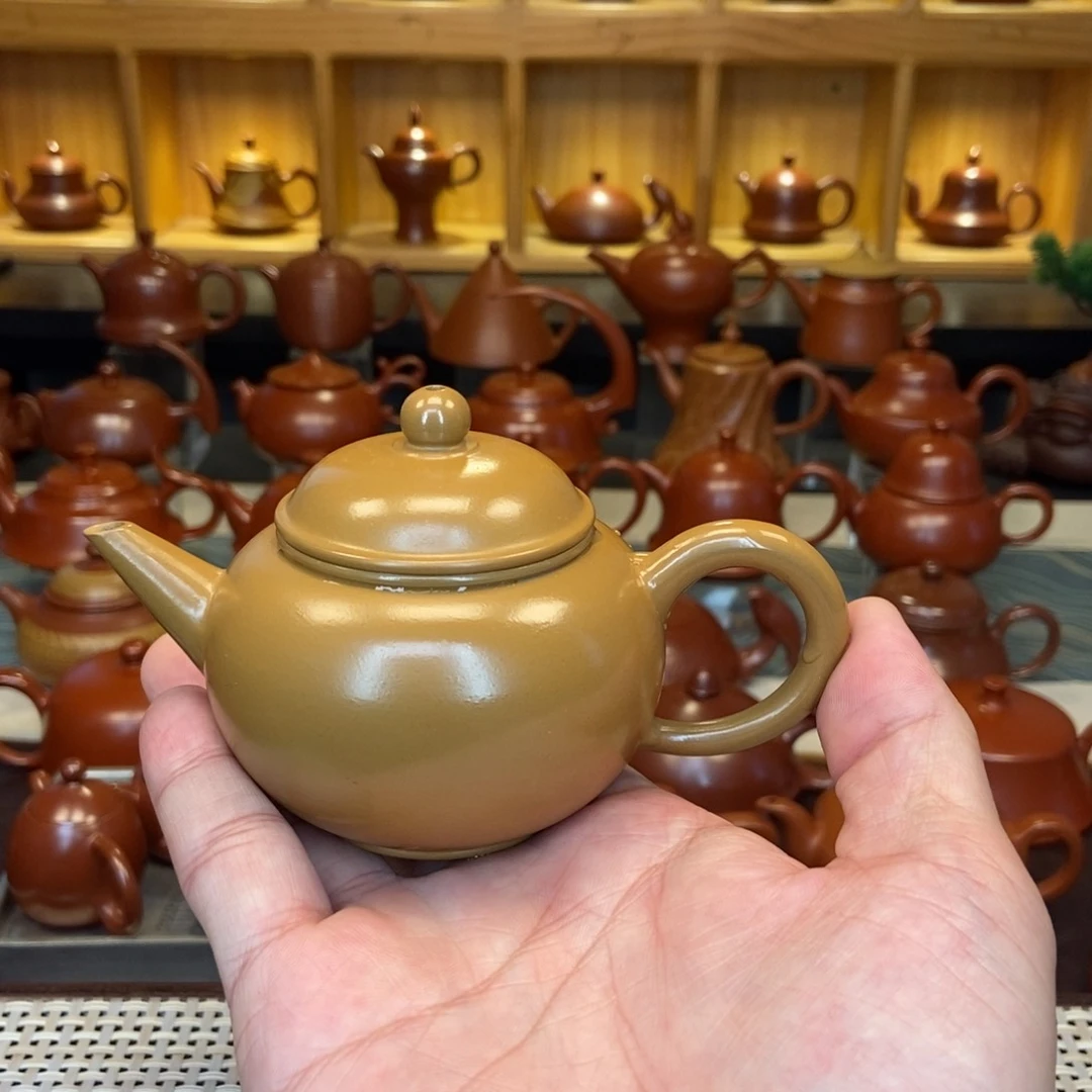 茶壶紫砂潮州手拉壶，全手工