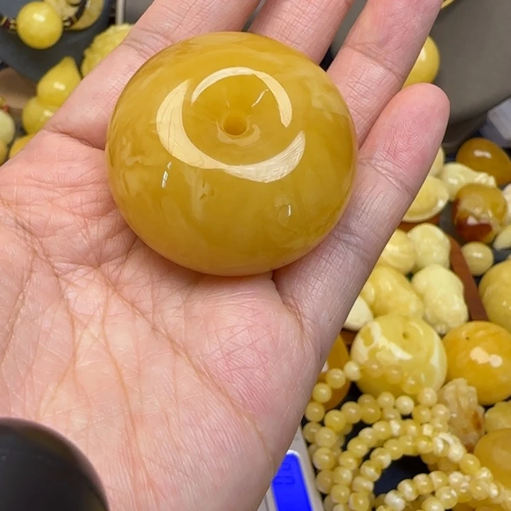 未镶嵌颈饰蜜蜡天然蜜蜡