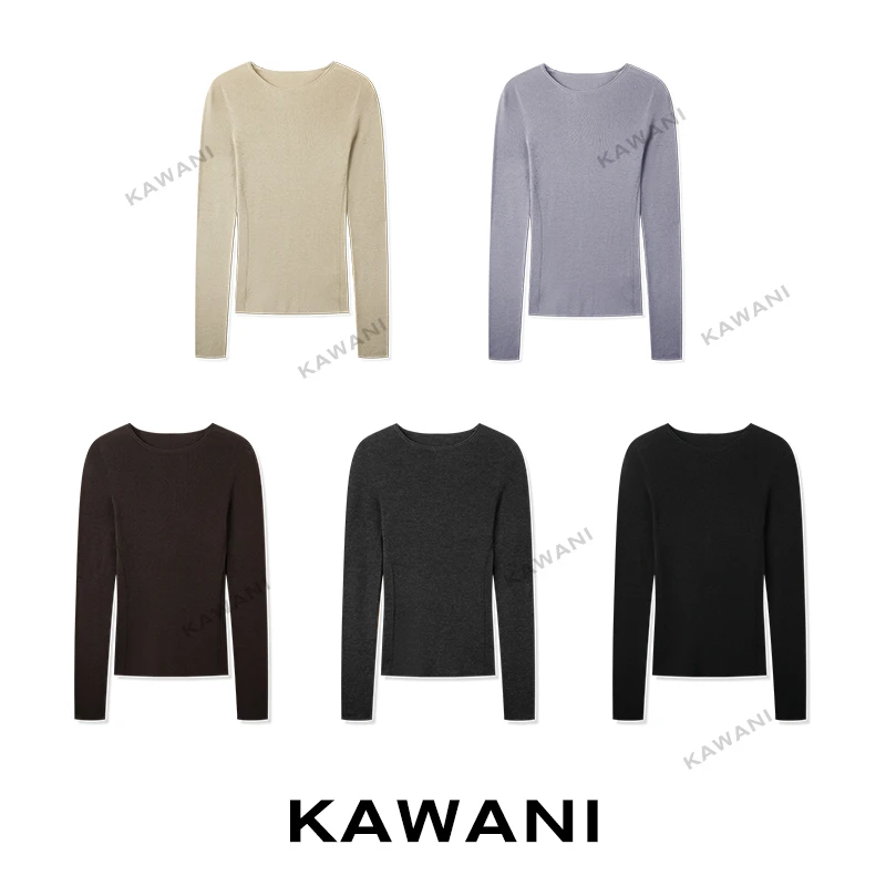 【KAWANI】顶奢TEC黄金羊毛升级版160S圆领 国王的礼物 扬子纱打底