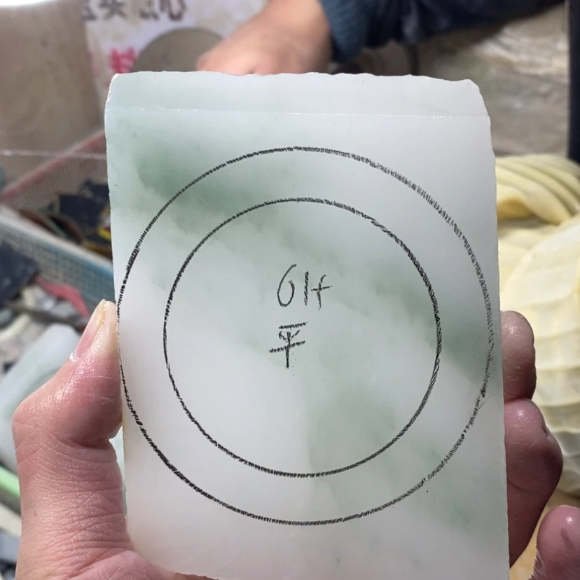 【闪购商品】石英质玉（天山翠）手镯未镶嵌开**凡定制手镯