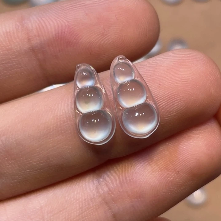 定制翡翠未镶嵌豆子