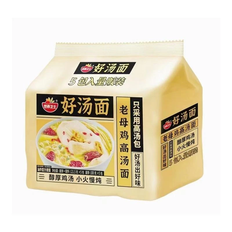 Y营养卫士老母鸡高汤面五连包121.5g*5袋/包