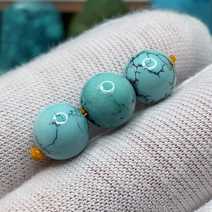 绿松石未镶嵌天然原矿 地大质检