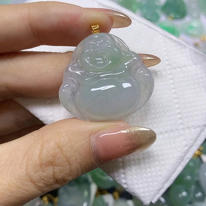 翡翠未镶嵌颈饰挂件