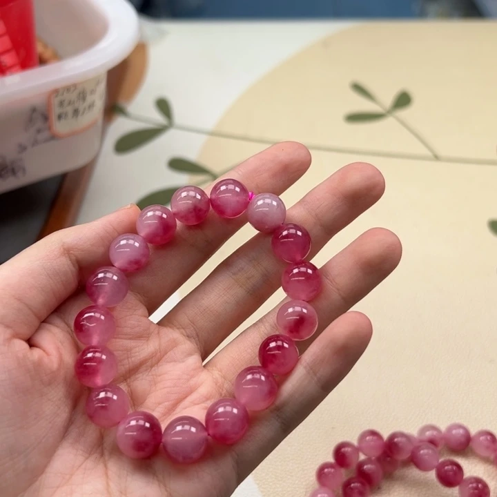 吊坠白玉菩提粉色3348