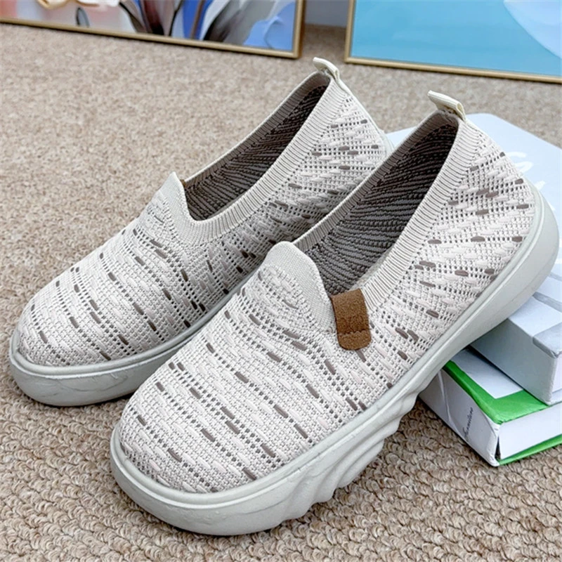 春季新款透气薄款套筒一脚蹬布鞋懒人鞋子休闲平底女鞋时尚百搭鞋