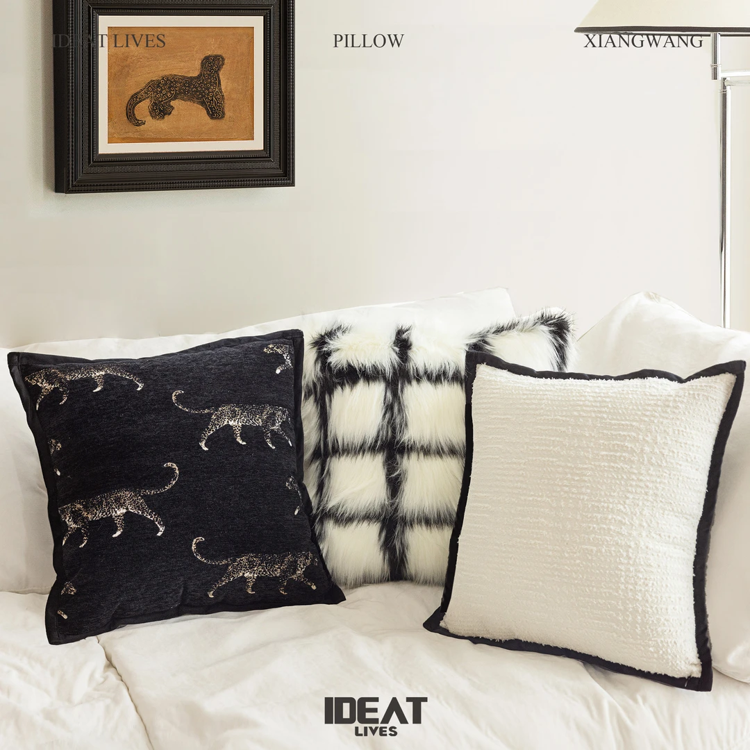 【复古野奢单枕套】法式轻奢抱枕沙发客厅靠枕样板间民宿卧室床头