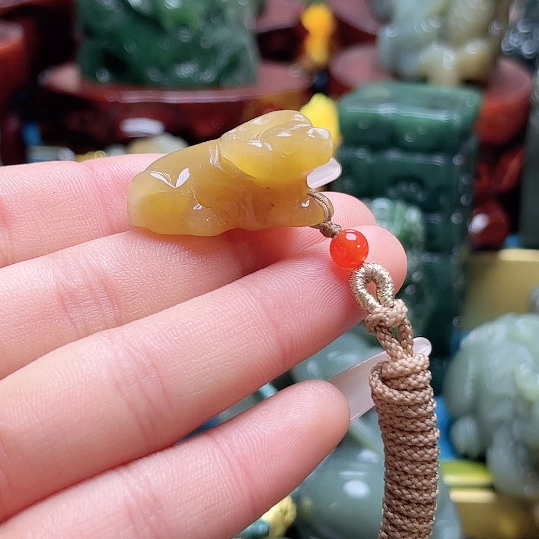 和田玉耳饰未镶嵌