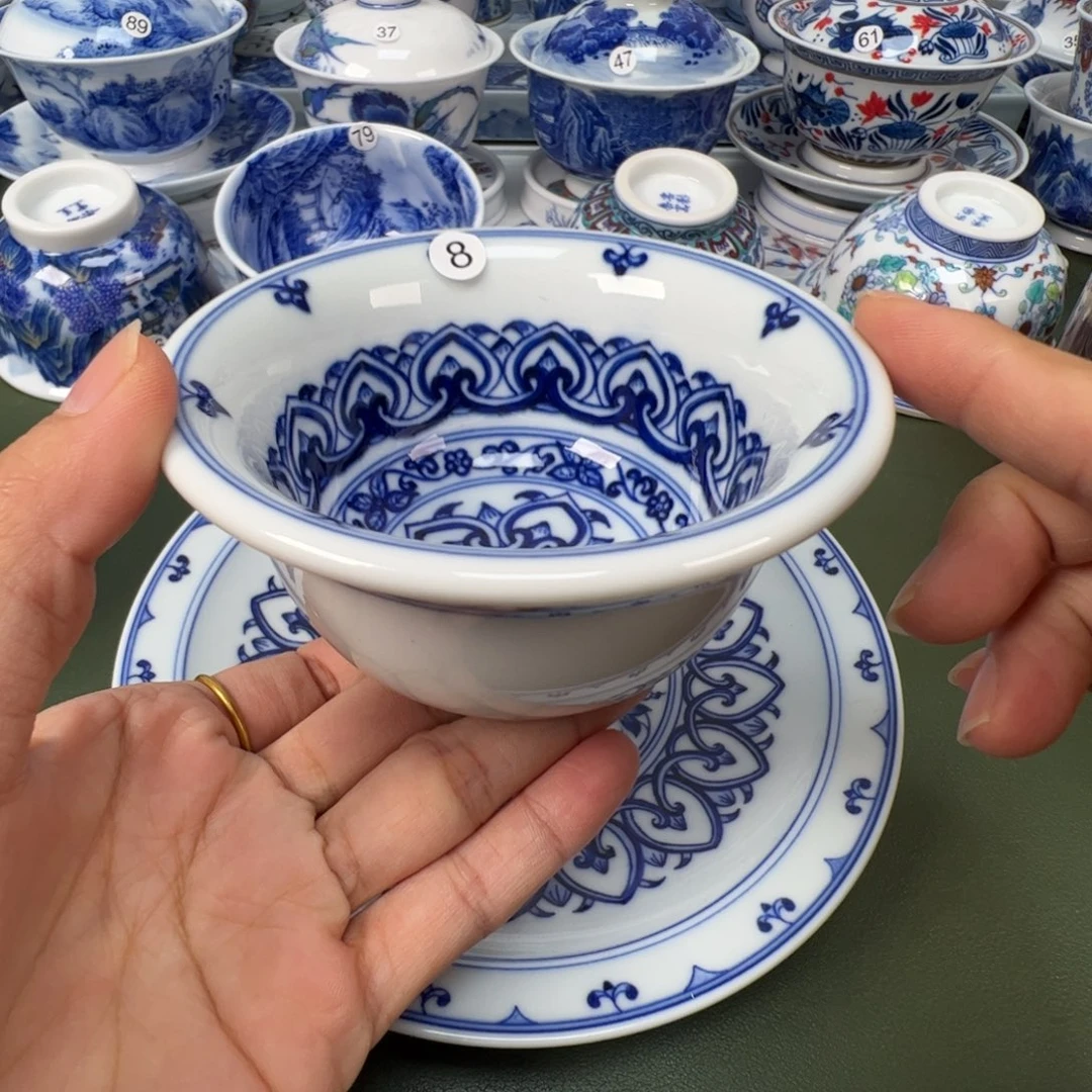 陶瓷景德镇纯手工纯手绘茶具木木8