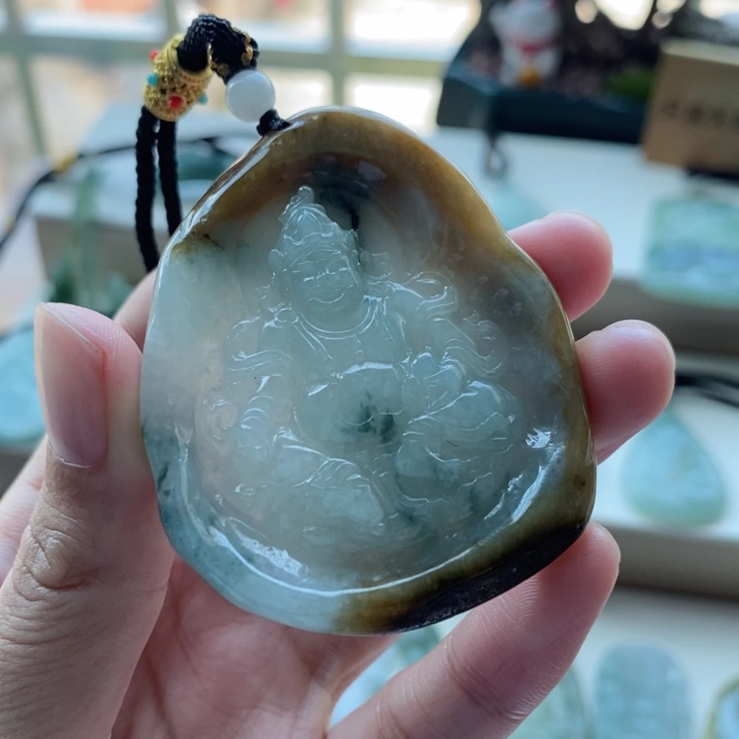 【闪购商品】颈饰未镶嵌翡翠天然缅甸A货翡翠