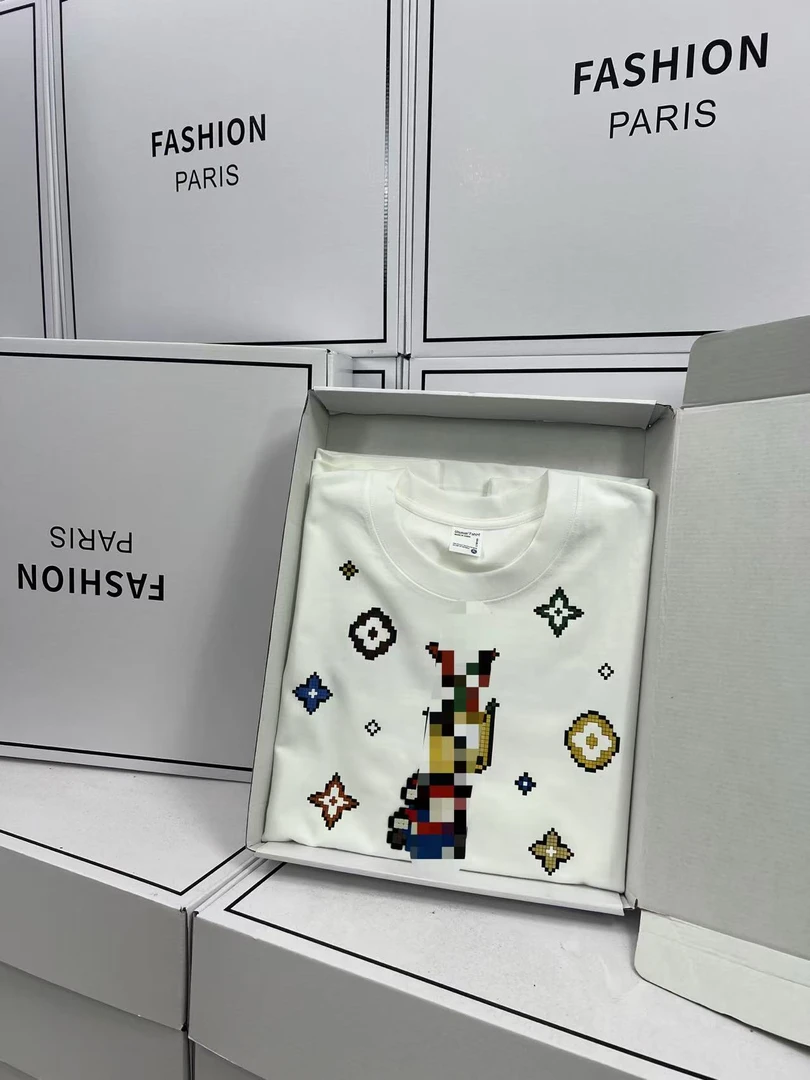 【像素积木马里奥】轻奢潮流简约休闲ins风设计师百搭T恤