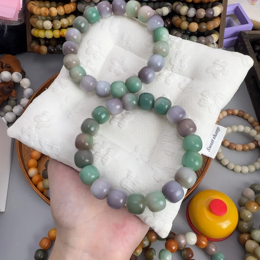 白玉菩提吊坠干磨 远山