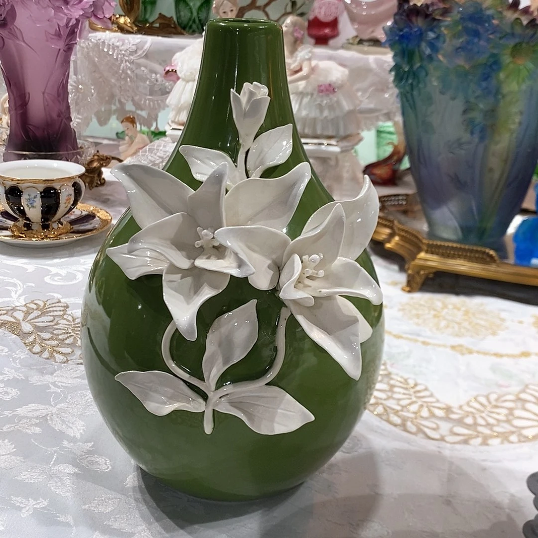 摆件福利出口高温瓷花瓶