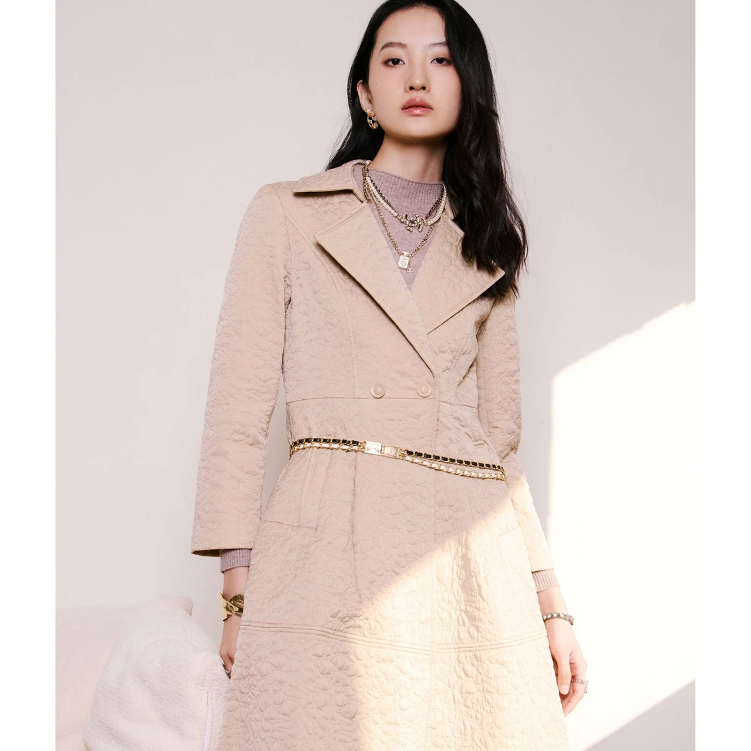 【小熊专属】冬季风衣女士气质外套经典百搭风衣GF3245354137