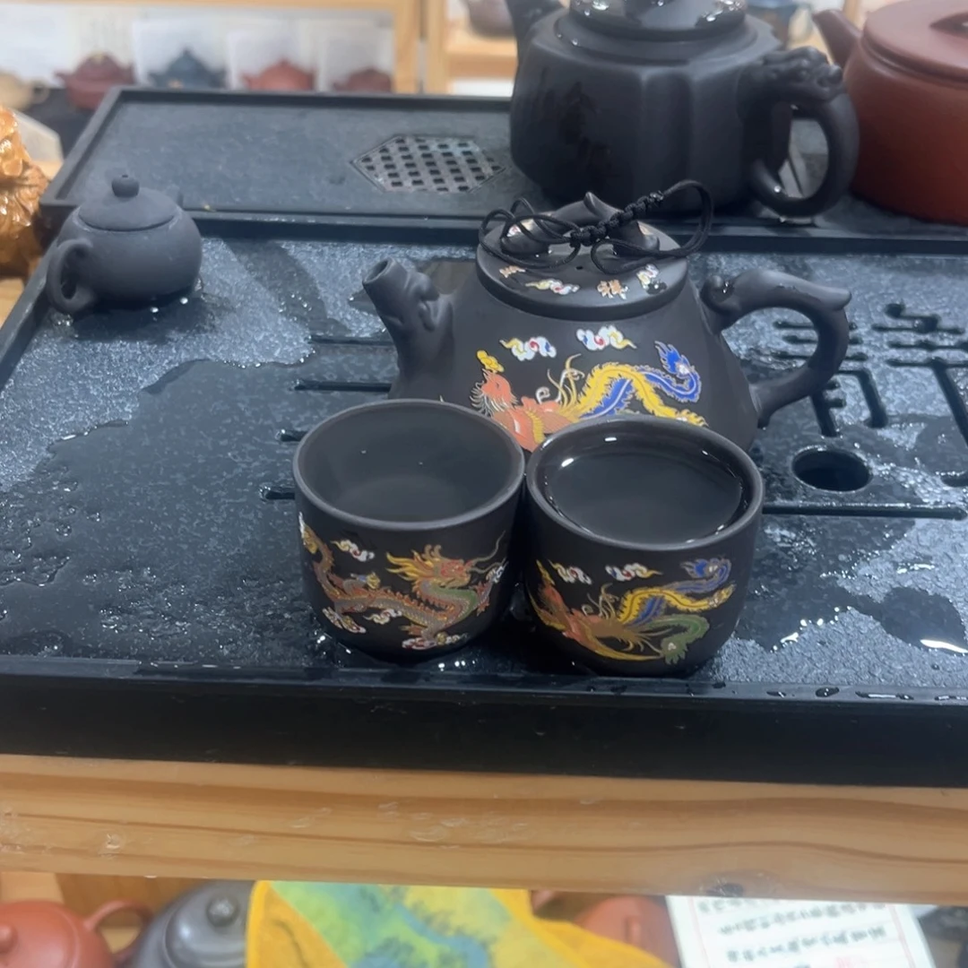 茶壶紫砂紫砂壶1壶2杯
