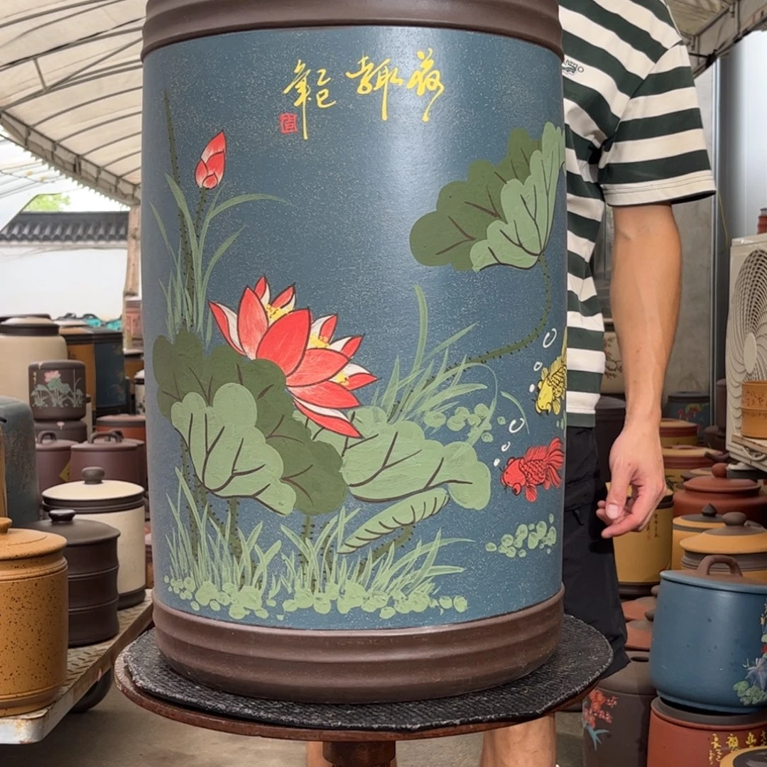 茶叶罐紫砂60 饼茶叶罐