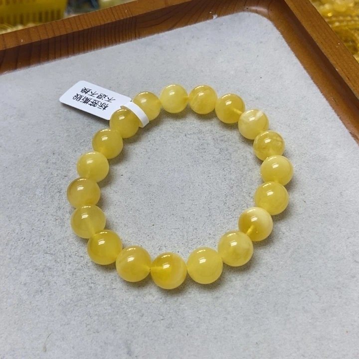 裸石蜜蜡未镶嵌手串