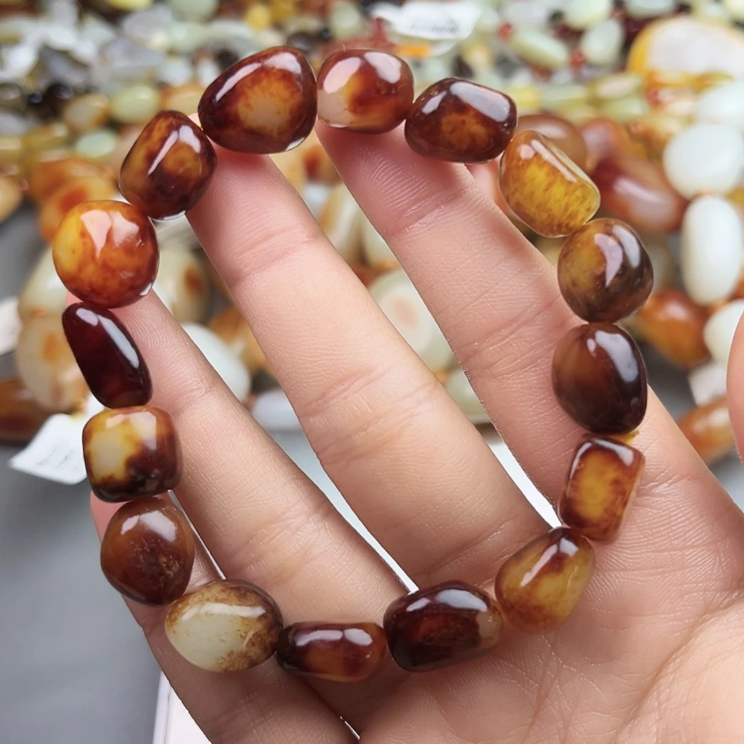 和田玉（糖玉）未镶嵌手链